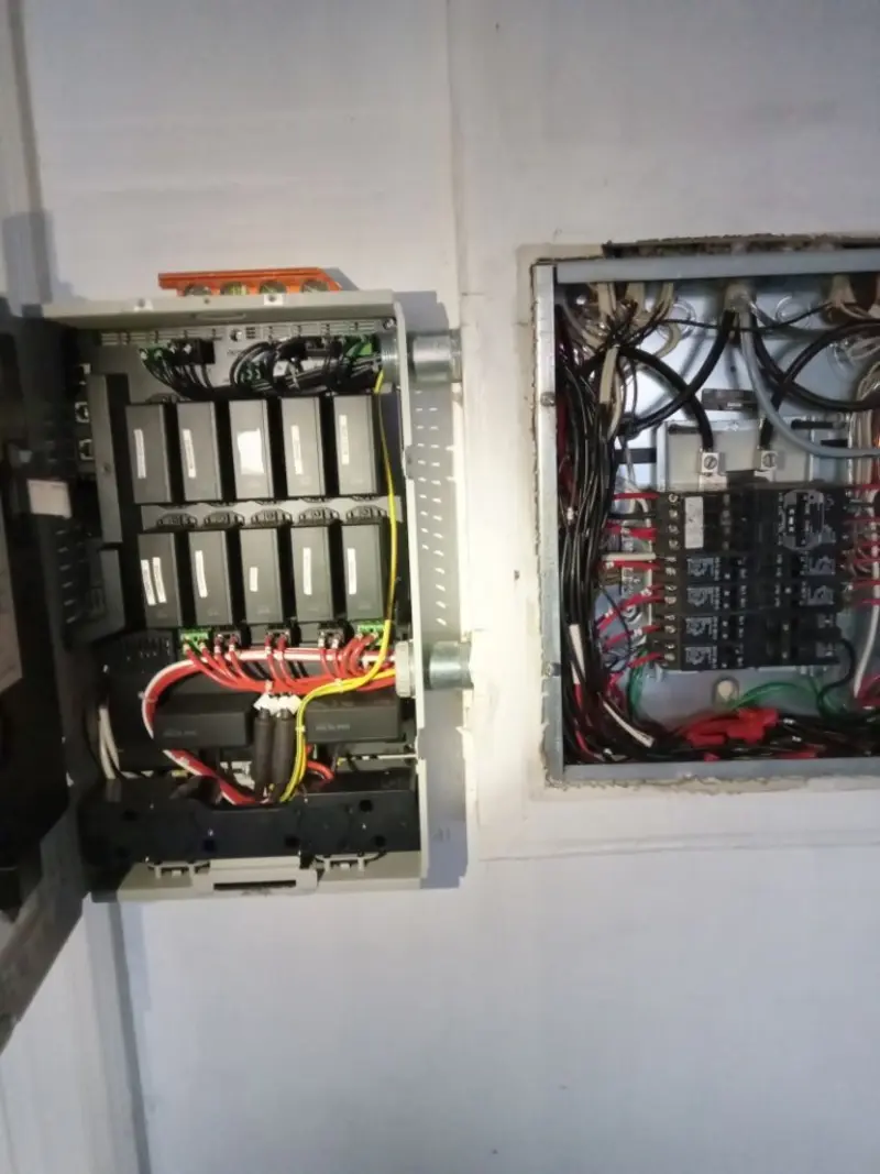 Electrical panel upgrade completed for Landscape Lighting Installation in Milan